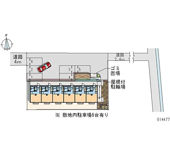 ★手数料０円★福山市手城町　月極駐車場（LP）